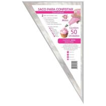 Saco p/ confeitar descartável médio pct c/ 50 un - mago