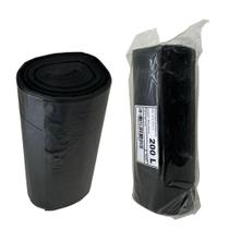 Saco P/ Lixo De 200 L Preto - 92x115x0,10cm. C/25 Unidades Super Reforçado