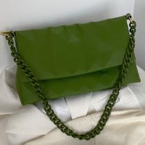 Saco padrão de flap rhombus de nicho, crossbody de cadeia de um ombro só