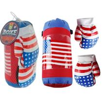 Saco Pancada Infantil Brinquedo Crianca Boxe Mma + Luvas