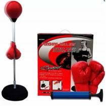 Saco pancadas chao punching boxe ball kit luvas e altura Saco pancadas chao punching boxe ball kit luvas e altura