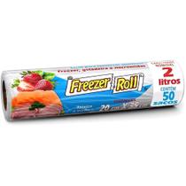 Saco Para Alimentos Freezer-Roll 2L 50un - Dover Roll