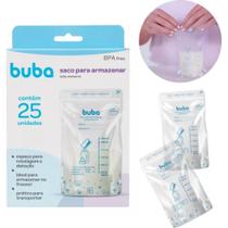 Saco Para Armazenar Leite Materno Buba C/ 25un 200ml