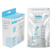 Saco para Armazenar Leite Materno Kit 25 Unidades Saquinho de 200ml Buba 09923