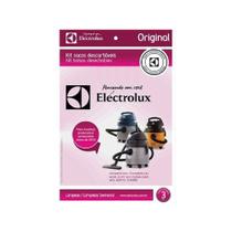 Saco para Aspirador de Pó Electrolux CleanCar Kit com 3 Unidades A10S A10T A10 A13E GT2000 Saco para Aspirador de Pó Electrolux CleanCar Kit com 3 Unidades A10S A10T A10 A13E GT2000