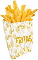 SACO PARA BATATA FRITA 14 x 11 x 5cm FUNDO RETO FESTCOLOR C/100un SACO PARA BATATA FRITA 14 x 11 x 5cm FUNDO RETO FESTCOLOR C/100un