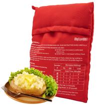 Saco para Batatas no Micro-ondas MyLifeUNIT 25 x 20 cm Vermelho