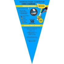 Saco para Confeitar Duplo - 10 unidades - Prime Chef - Rizzo
