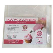 Saco para Confeitar Médio com 5 un. Mago