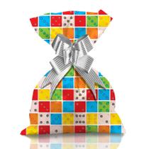 Saco Para Embalar Presentes Vários Tamanhos Com 50 Unidades Saco Para Embalar Presentes Vários Tamanhos Com 50 Unidades