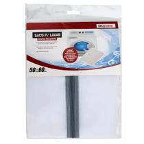 Saco para Lavar Roupas Delicadas BN180502 em Nylon com Zíper 50x60CM Uni Home Saco para Lavar Roupas Delicadas BN180502 em Nylon com Zíper 50x60CM Uni Home