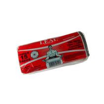 Saco para lixo 100lts 75x105cm c/15 sacos - preto (capacidade 20kg) leal