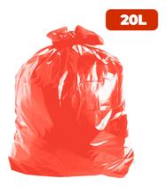 Saco Para Lixo 20 Litros Coleta Seletiva Especial Vermelho C