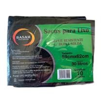 Saco para lixo 30 Litros - 10 unidades Saco para lixo 30 Litros - 10 unidades