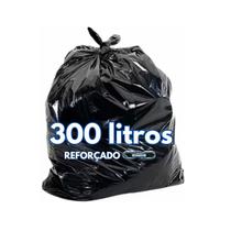 Saco para Lixo 300 Litros - Reforçado Preto - Pacote com 5kg Saco para Lixo 300 Litros - Reforçado Preto - Pacote com 5kg