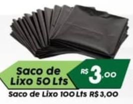 Saco para lixo 50 litros e 100 litros