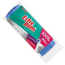 Saco para Lixo Esfrebom 100 Litros Rolo com 15 Unidades - BT308 - BETTANIN Saco para Lixo Esfrebom 100 Litros Rolo com 15 Unidades - BT308 - BETTANIN