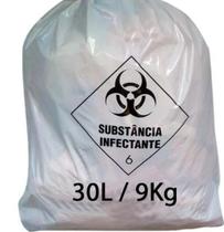 Saco Para Lixo Hospitalar 30 LITROS -BRANCO - AFP