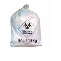 Saco Para Lixo Hospitalar 50 LITROS -BRANCO - AFP - AFP Embalagens