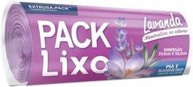 Saco Para Lixo Pia E Banheiro Lavanda Pack Lixo 40 Unidades