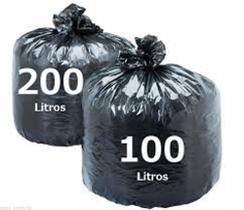 Saco Para Lixo Preto 60lt 70x85x0,08 Espessura Fardo c/5kg