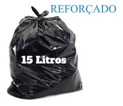 SACO Para LIXO Rolo Reforçado 15 Litros C/40