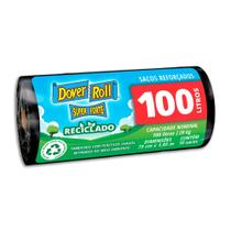 Saco Para Lixo Super Forte Reciclado 100L 10un - Dover Roll Saco Para Lixo Super Forte Reciclado 100L 10un - Dover Roll