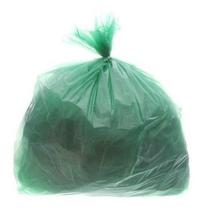 Saco Para Lixo Verde Reforçado 100 Lt Com 50 Uni