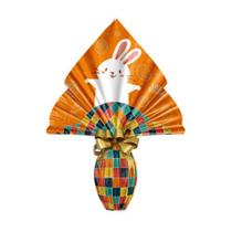 Saco para ovo metalizado 34x34cm laranja pascoa divertida (5430) com 1 unidade Ideia Saco para ovo metalizado 34x34cm laranja pascoa divertida (5430) com 1 unidade Ideia