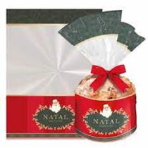 Saco Para Panettone 100g + Laço + Fecho 50 Und Saco Para Panettone 100g + Laço + Fecho 50 Und