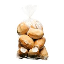 Saco para pão baguete (17x75cm) com 1000 unidades + fecho