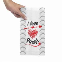 Saco Para Pastel - AntiGordura - I Love Pastel (1000 unidades) - Dalpack Embalagens