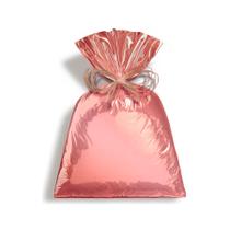 Saco para Presente Metalizado - Rose Gold - Cromus - Rizzo