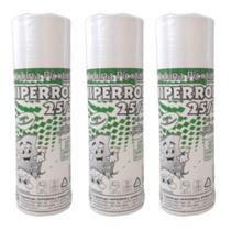 Saco Plástico 03 Bobinas Com 500U Sacolas Picotada 25X35