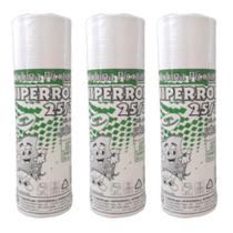 Saco Plástico 03 Bobinas Com 500U Sacolas Picotada 25X35