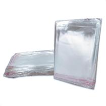 Saco Plástico Adesivado P/ Proteger Mangá Hq 18x25 C/ 10 Un