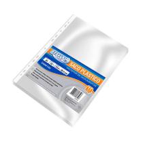 Saco plástico Brw A4 11 furos universal pacote com 10 unidades Saco plástico Brw A4 11 furos universal pacote com 10 unidades