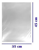 Saco Plástico Cristal Transparente 35x45cm Embalagem 1kg