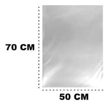 Saco Plástico Cristal Transparente 50x70cm Pacote 2kg Grosso Saco Plástico Cristal Transparente 50x70cm Pacote 2kg Grosso