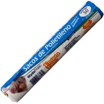 Saco Plástico de Polietileno Ensaca Tudo 3 Kg (23cm x 38cm) Rolo c/ 50 unidades - Wyda