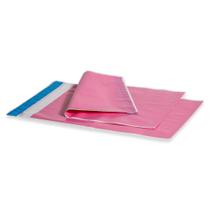 Saco Plástico Ecológico Envelope Segurança Rosa Bebê 15x20 50u - Online Embalagens