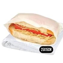 Saco Plástico Leitoso para Hot Dog Cachorro Quente 25x15cm com 1kg - L&M Embalagens