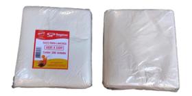 Saco Plástico Leitoso Para Lanche 18X15Cm Pacote Com 4 Mil