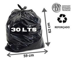 Saco Plástico Lixo Preto 59 X 62 Capacidade 30 Lts 6kgs Abnt Saco Plástico Lixo Preto 59 X 62 Capacidade 30 Lts 6kgs Abnt