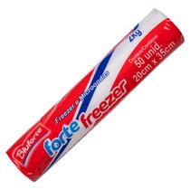 Saco Plástico P/ Alimento Freezer e Micro-ondas 50un 20x35cm