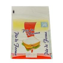Saco Plástico P/ Pão De Forma 100 Un + Fecho Plástico 100un.