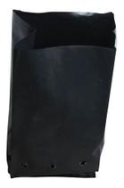 Saco plástico para mudas preto 15 x 20 x 05 cm 500 unidades