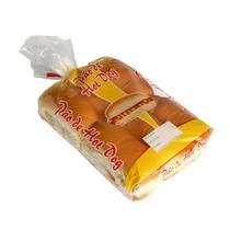 Saco Plástico Para Pão De Hot Dog 100 Un + Fecho Plástico