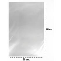 Saco plastico pebd 30x40x0,12