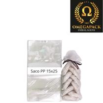 Saco Plástico PP (Polipropileno) 15X25 C/ 1000